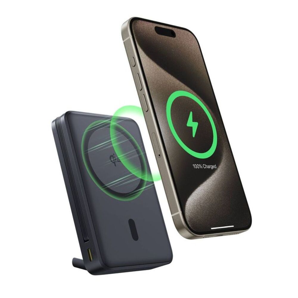 Open Box - Baseus -  Nomos Qi2 45W 10000mAh Magnetic Power Bank  Black